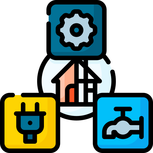 Plumbing and Electricity Icon